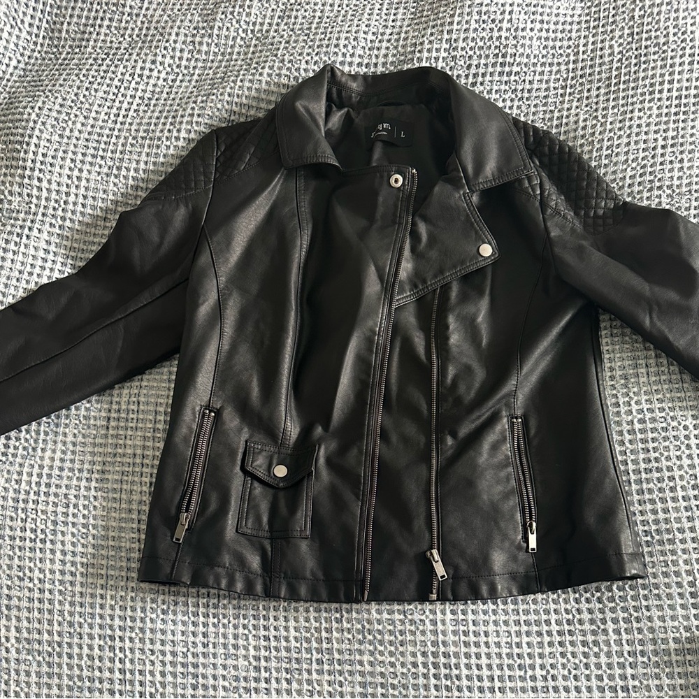 Vegan Leather Jacket - like new